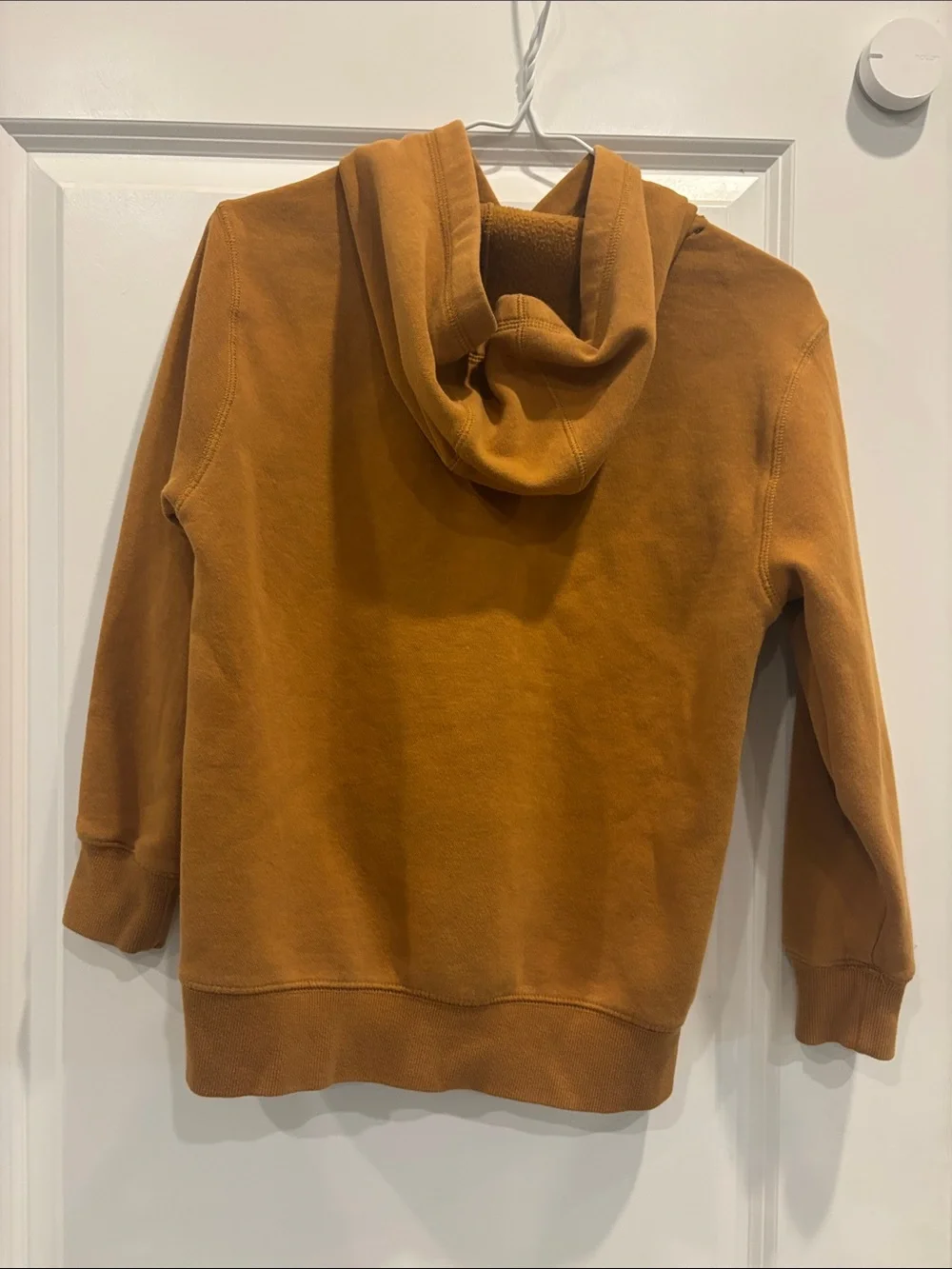 Men's Crewneck Hoodie in Rust Brown with Black Tree Logo
